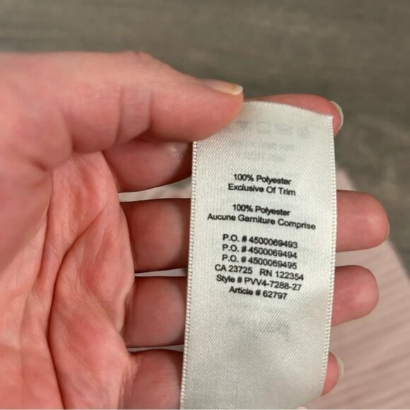 Aritzia Wilfred Celesse Pleated Midi Skirt Side Slit High Rise Waist Pink XXS - Picture 10 of 11